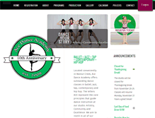 Tablet Screenshot of acedanceacademy.com